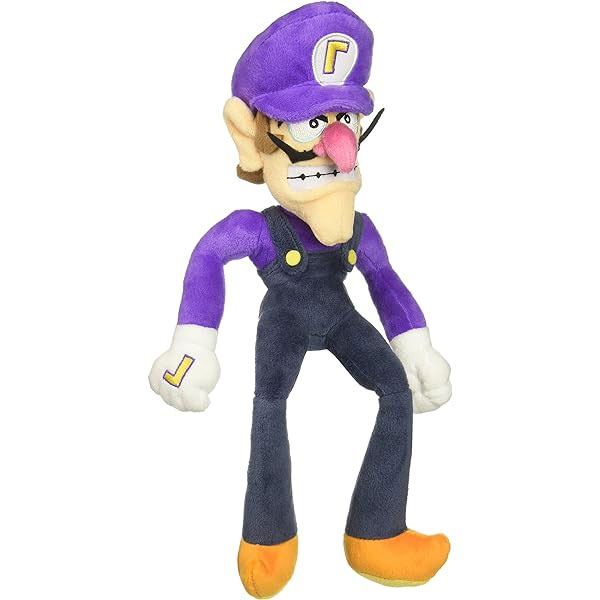 Super Mario Waluigi Plush (New)