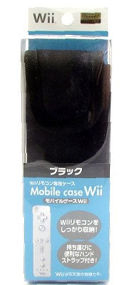 Wii Mobile Case Black (New)