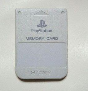 Playstation Memory Card (White) (Unboxed)